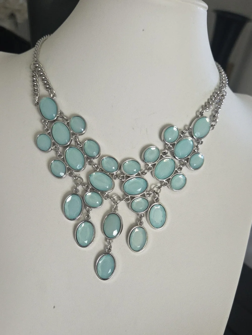 Paparazzi Serene Gleam Blue Necklace NWT